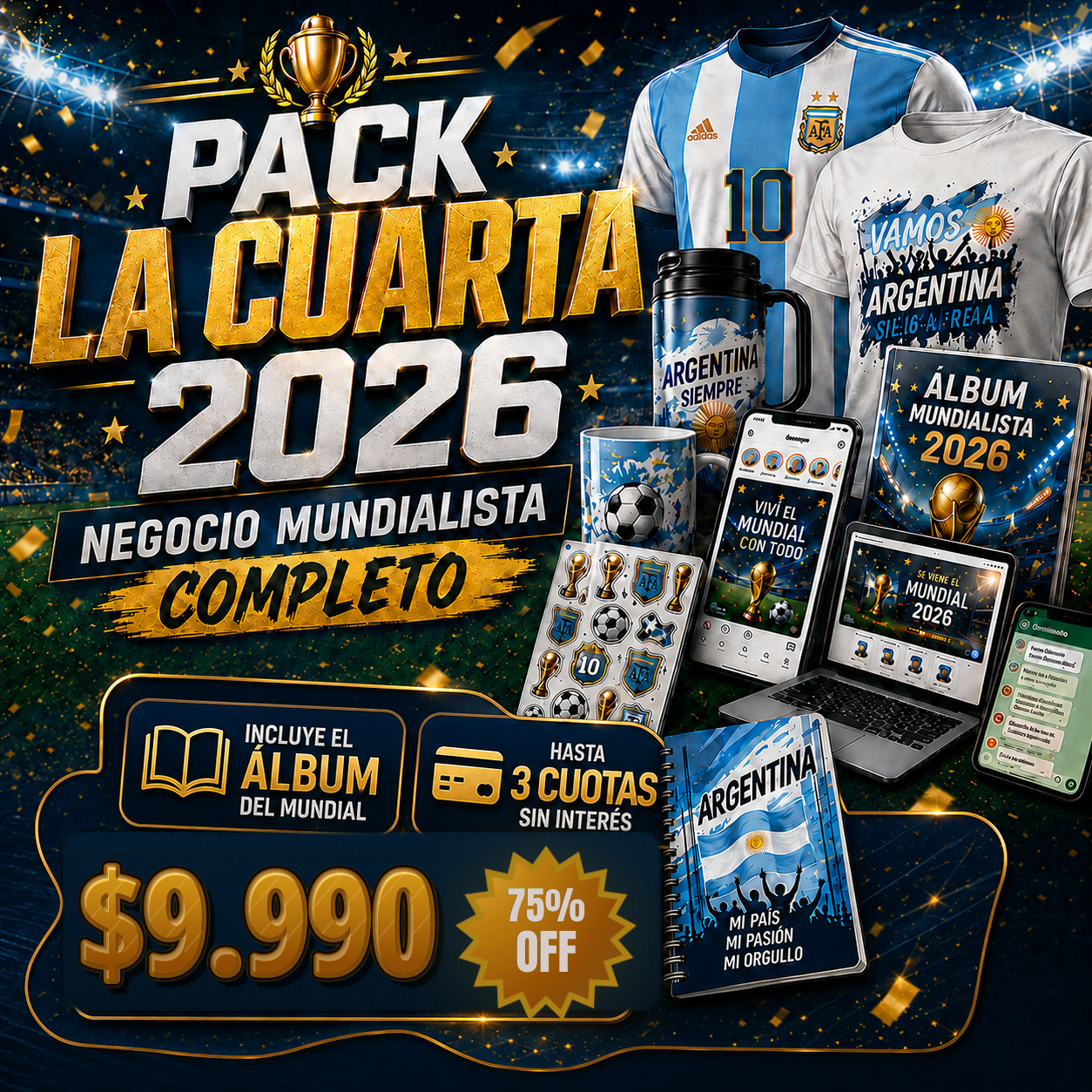 PACK LA CUARTA 2026 - NEGOCIO COMPLETO
